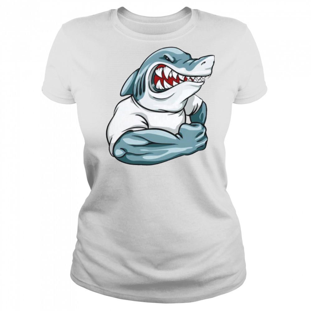 Strong shark gym shirt Women's T-shirt