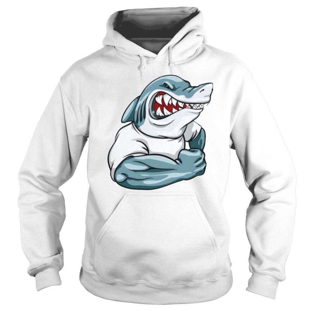 Strong shark gym shirt Hoodie