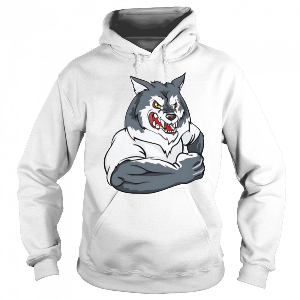 Strong wolf gym shirt Hoodie