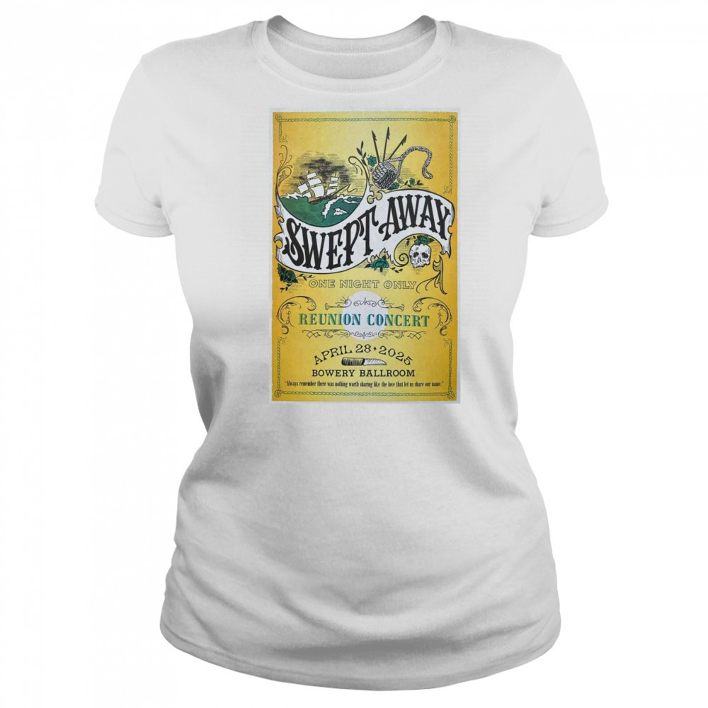 Swept Away Apr 28 2025 New York, NY Bowery Ballroom Event Shirt Women's T-shirt