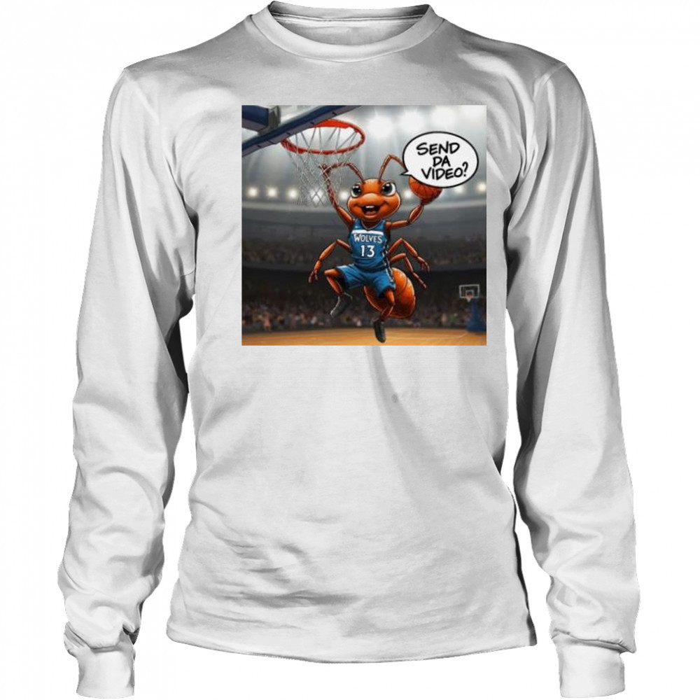 Tristen Newton Minnesota Timberwolves ant shirt Long Sleeved