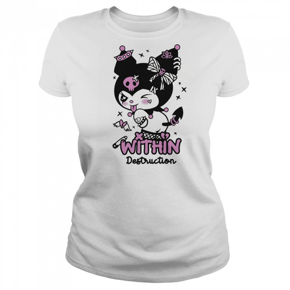 Within Destruction Devil Kitty Kuromi T-shirt Women's T-shirt