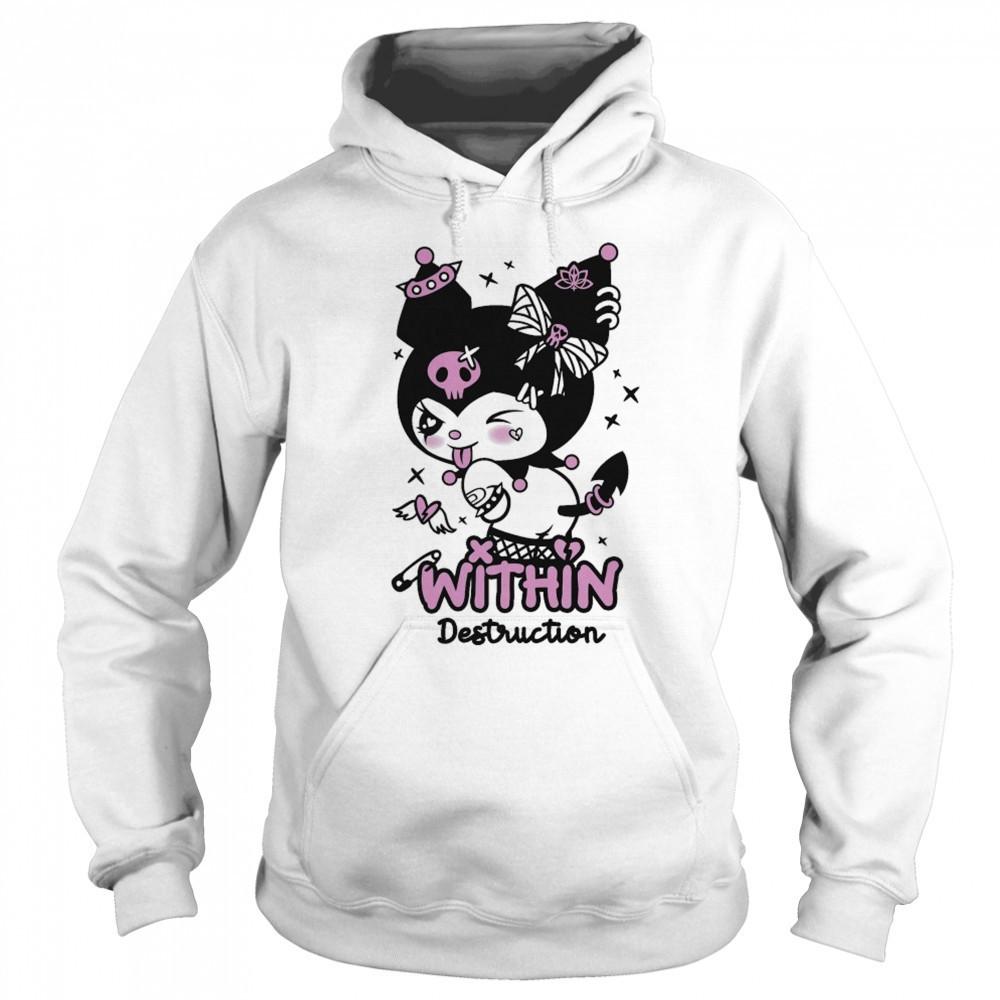 Within Destruction Devil Kitty Kuromi T-shirt Hoodie