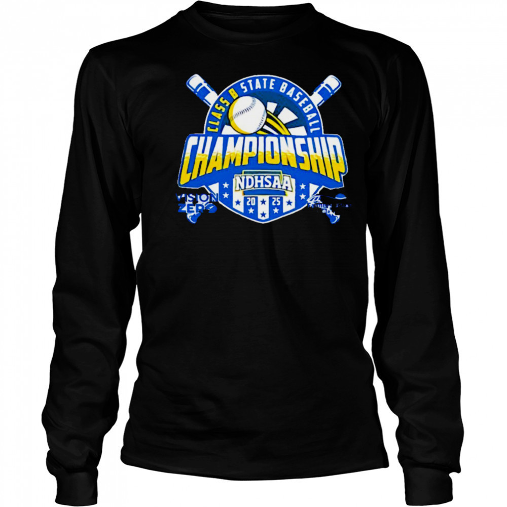 2025 NDHSAA Class B State Baseball Championship shirt Long Sleeved