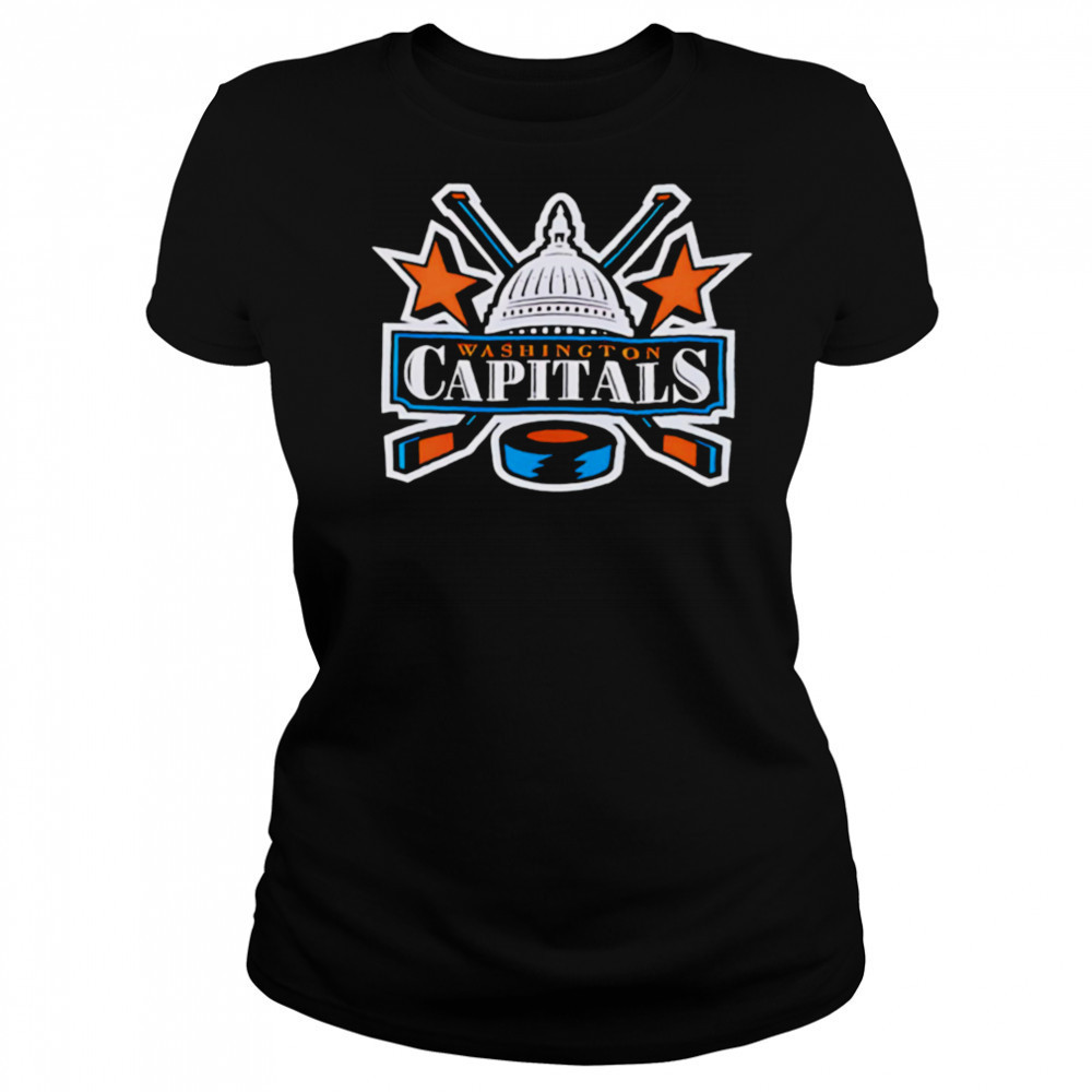 Alexander Ovechkin Black Washington Capitals logo shirt Women's T-shirt