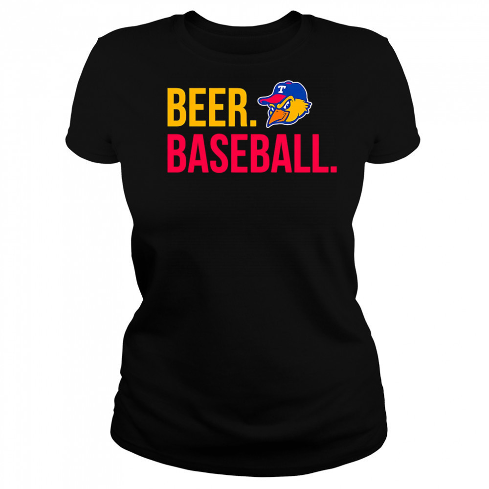 Andrew chafin beer baseball shirt Women's T-shirt