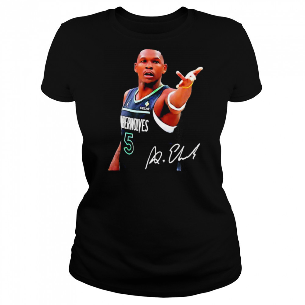 Anthony Edwards Minnesota Timberwolves signature graphic shirt Women's T-shirt