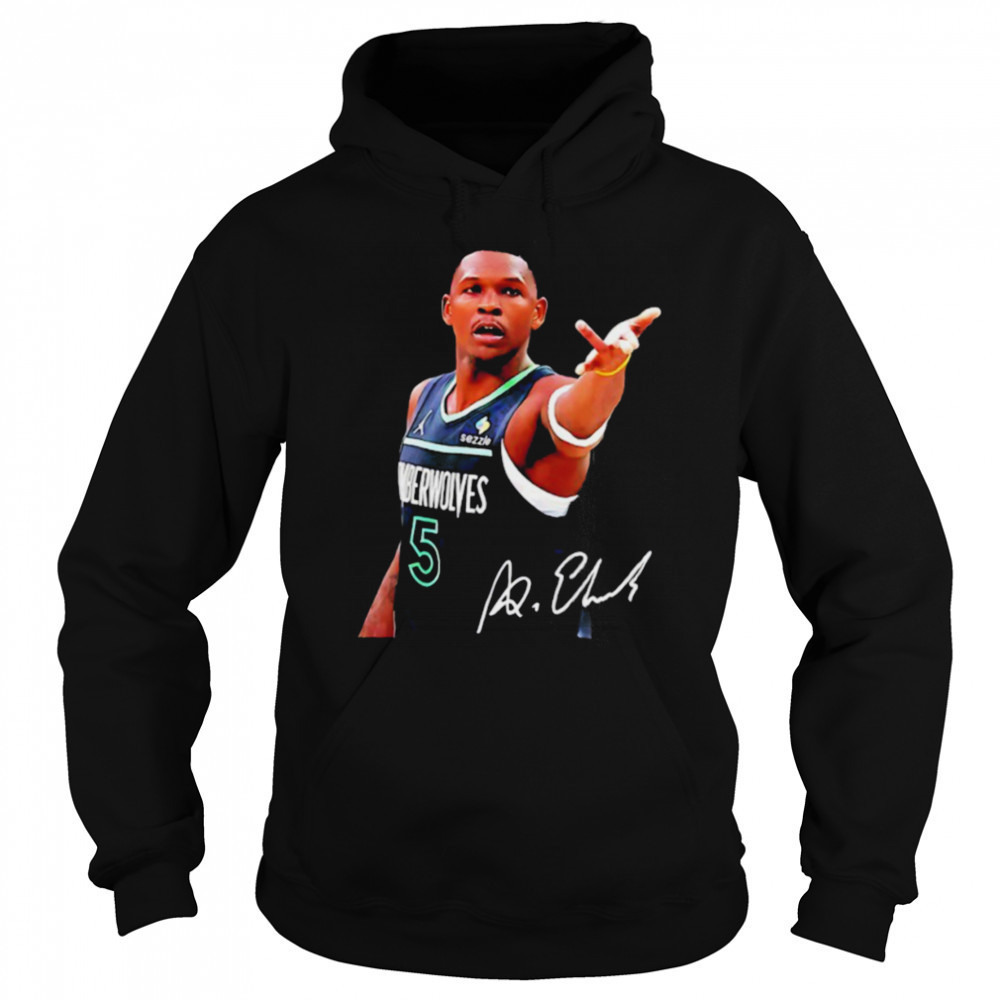 Anthony Edwards Minnesota Timberwolves signature graphic shirt Hoodie