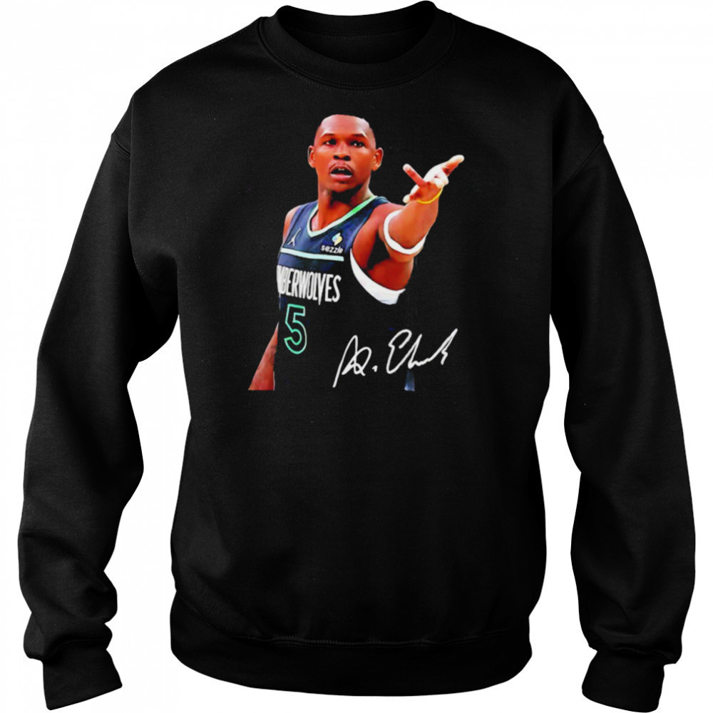 Anthony Edwards Minnesota Timberwolves signature graphic shirt Sweatshirt