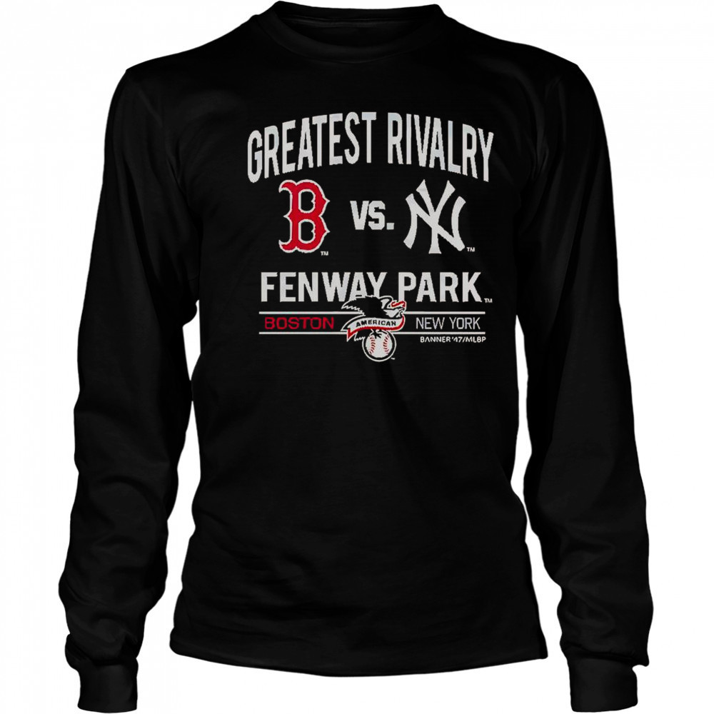 Boston Red Sox Vs New York Yankees Fenway Park T-Shirt Long Sleeved