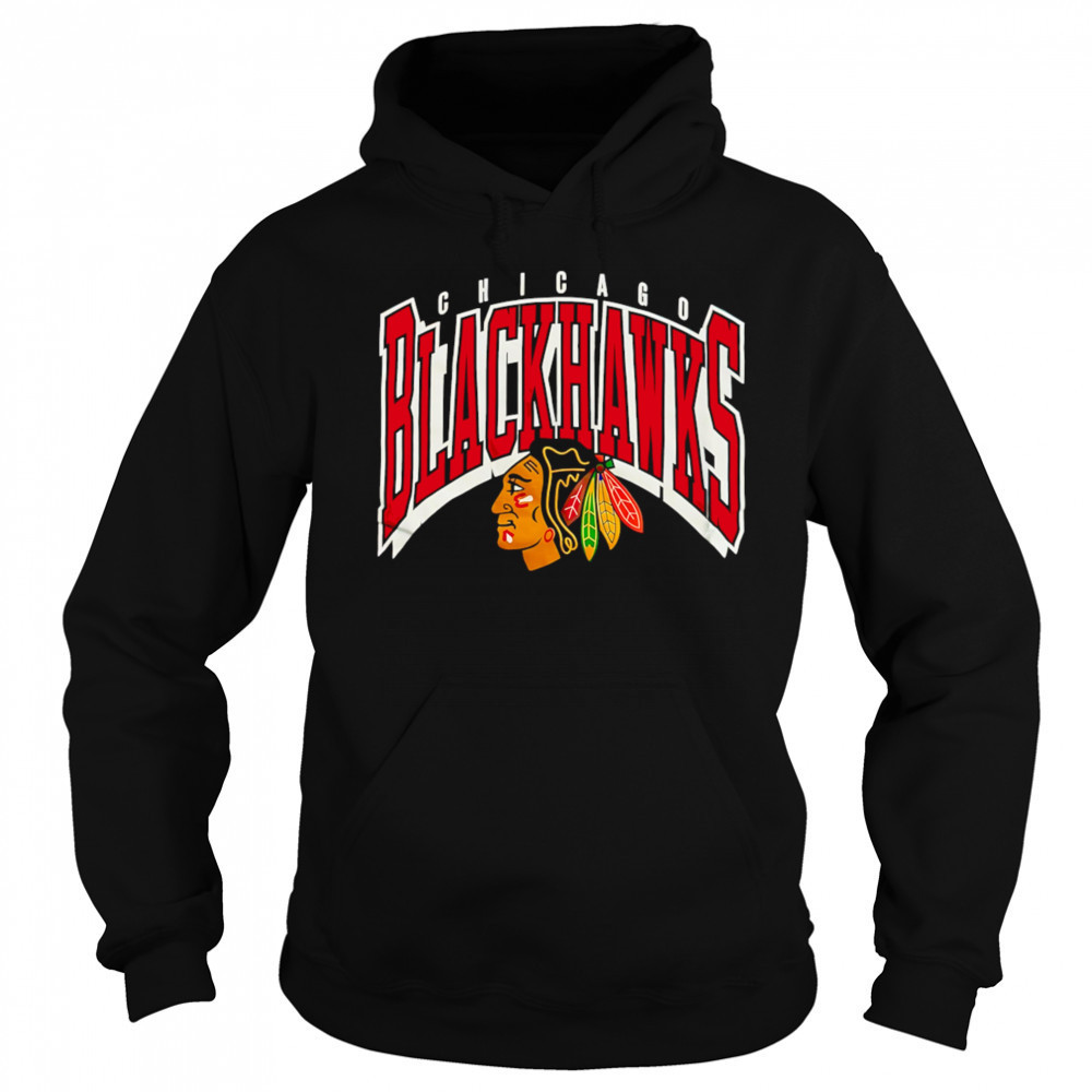 Chicago Blackhawks arc letters logo shirt Hoodie