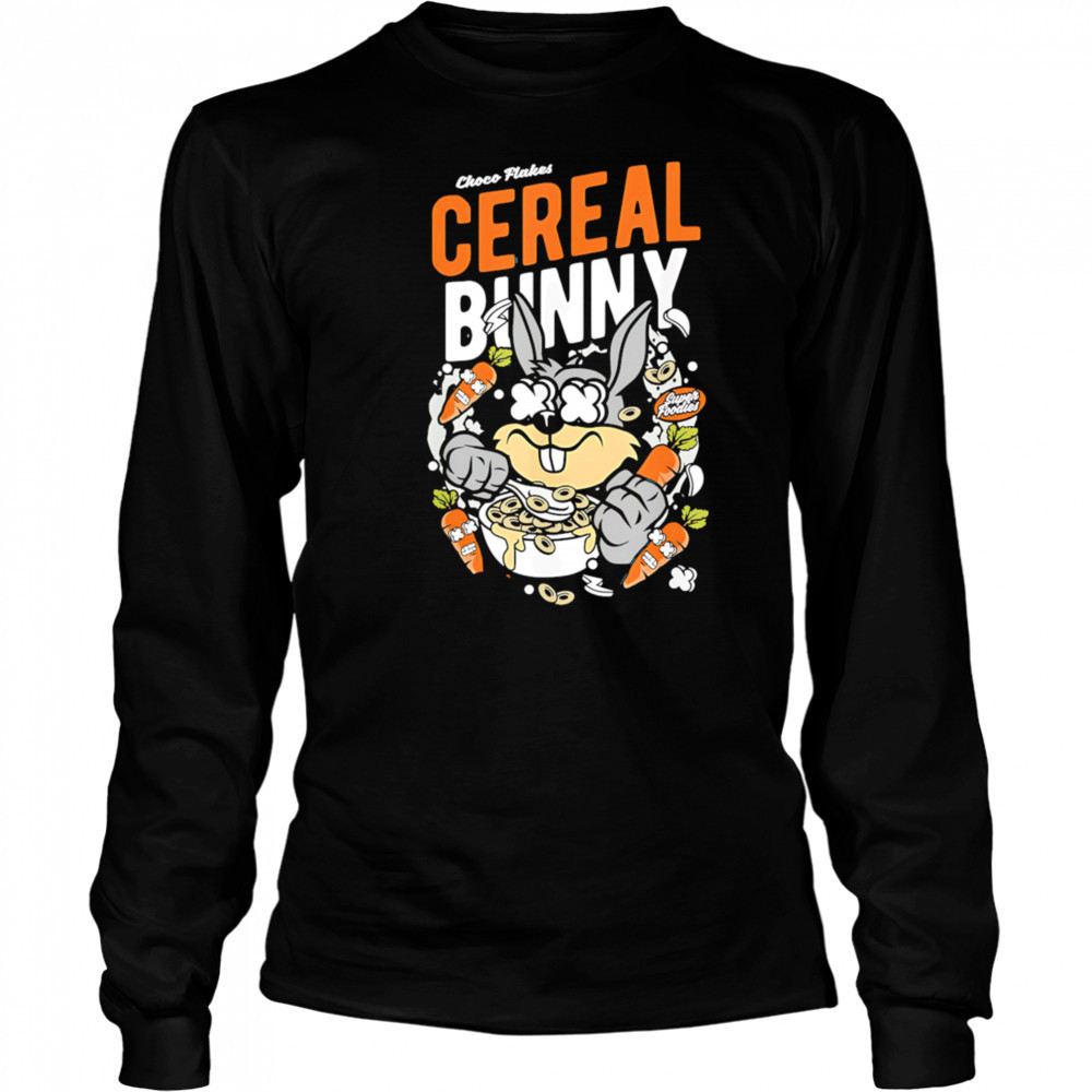 Choco Flakes Cereal Bunny shirt Long Sleeved
