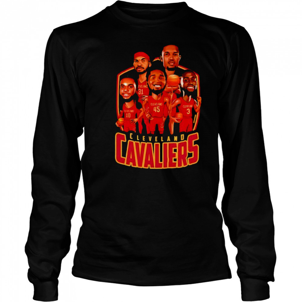 Cleveland Cavaliers 2025 caricature shirt Long Sleeved