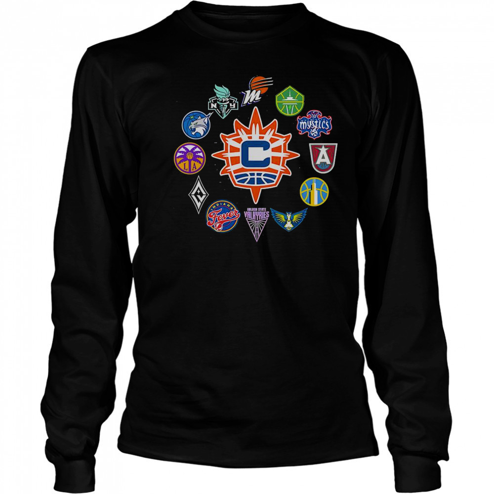 Connecticut Sun X WNBA Teams T-Shirt Long Sleeved