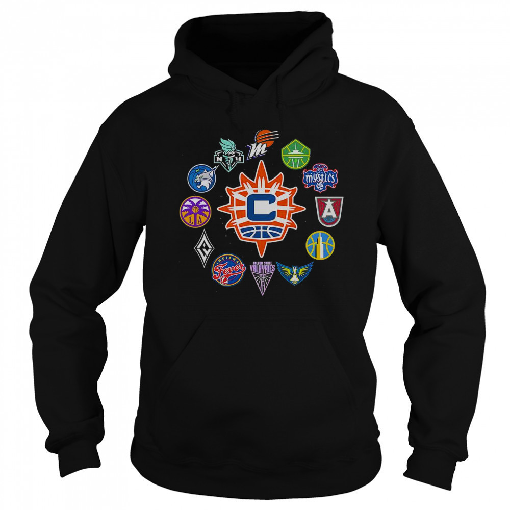 Connecticut Sun X WNBA Teams T-Shirt Hoodie