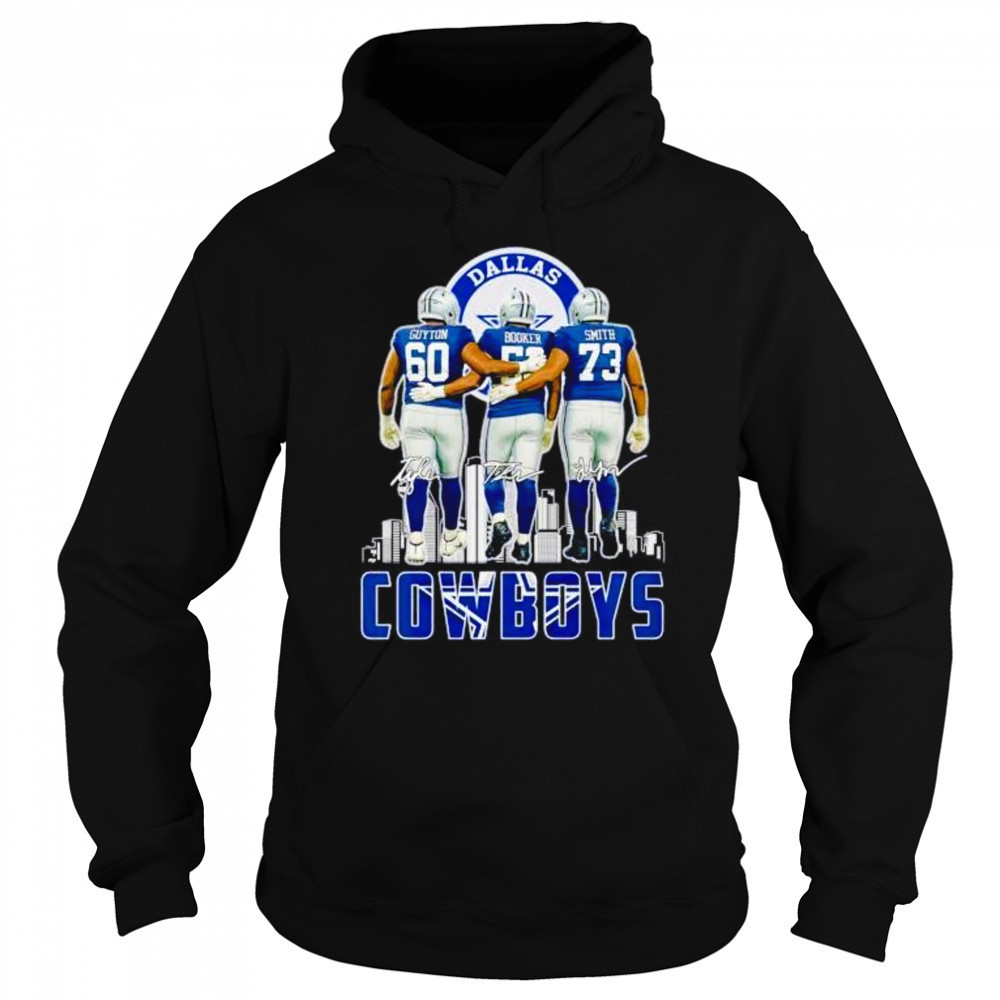 Dallas Cowboys Guyton Booker Smith signatures shirt Hoodie