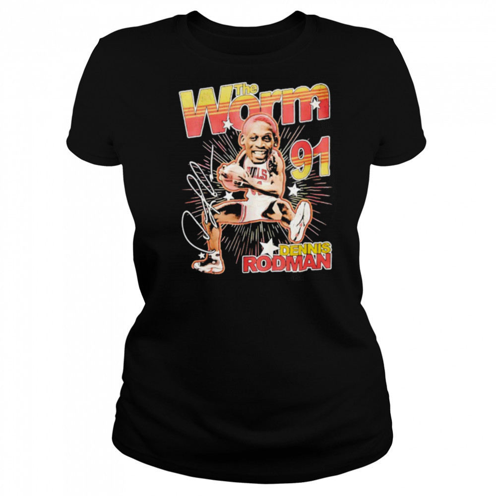 Dennis Rodman The Worm big head signature shirt Women's T-shirt