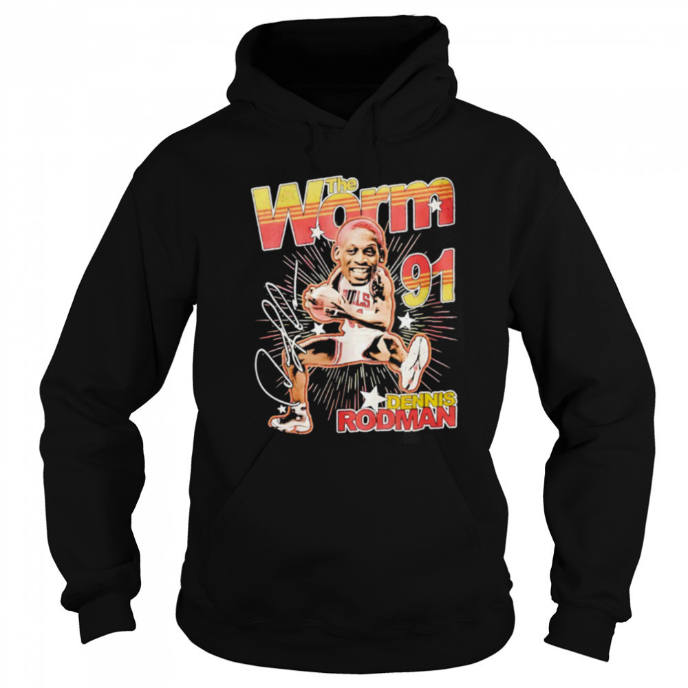 Dennis Rodman The Worm big head signature shirt Hoodie