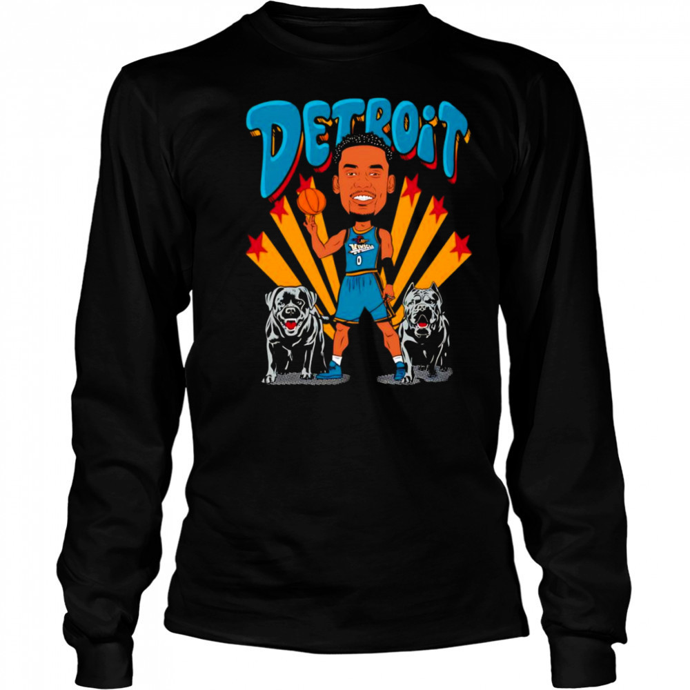 Detroit Dawg pound shirt Long Sleeved