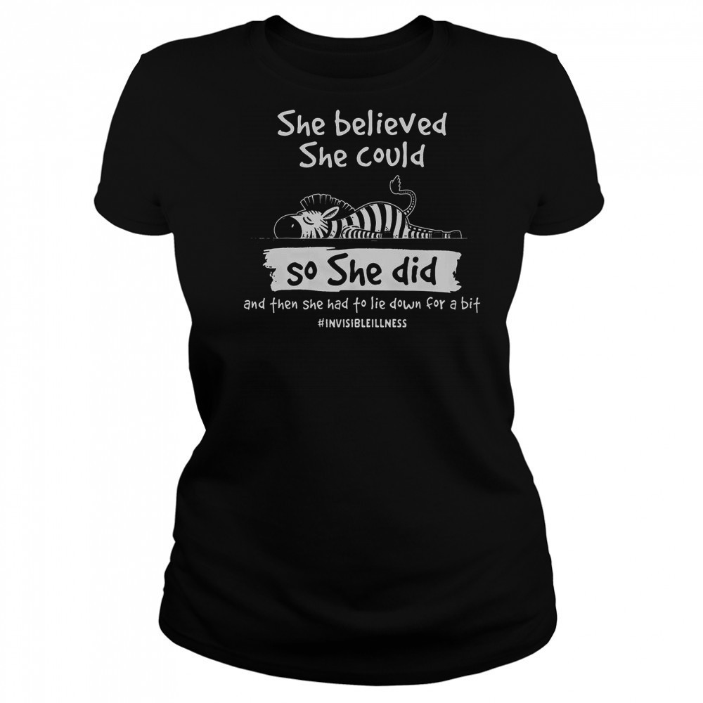 Eds Warrior She Had To Lie Down For A Bit Invisible Illness T-Shirt Women's T-shirt