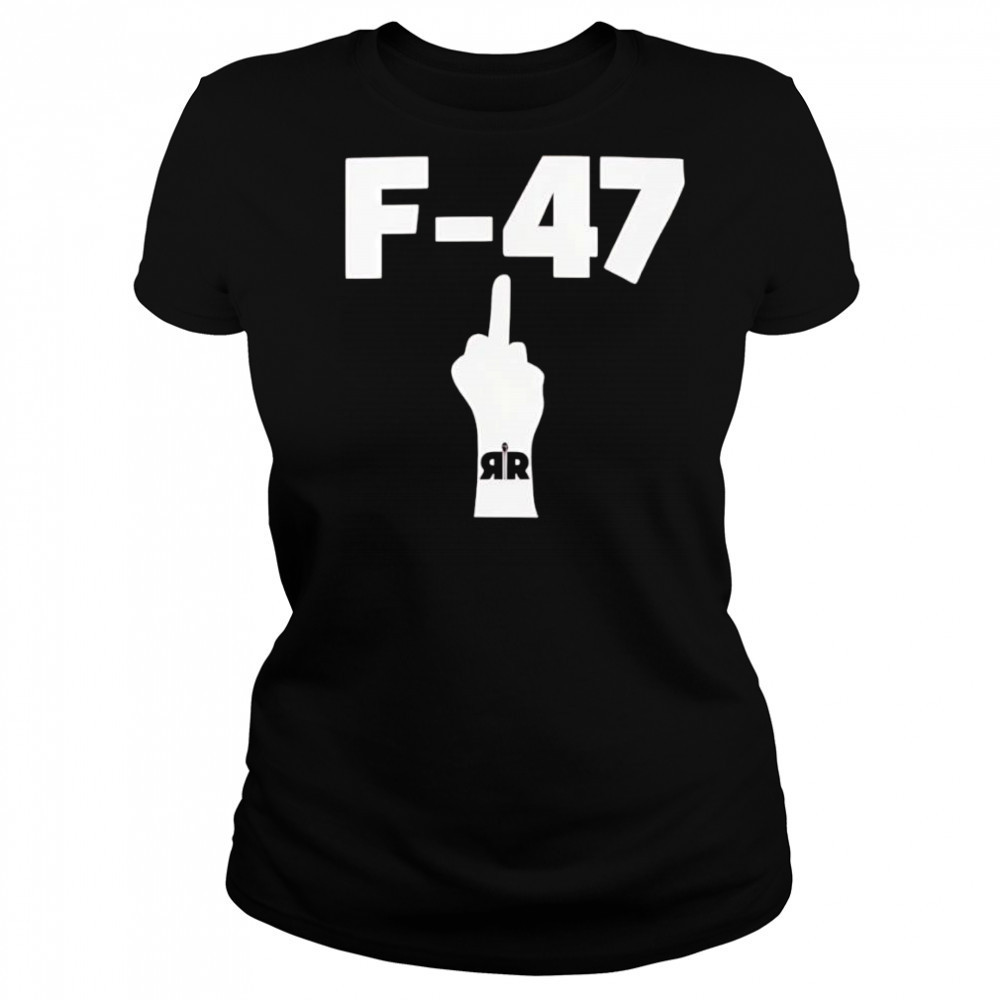 F-47 middle finger shirt Women's T-shirt
