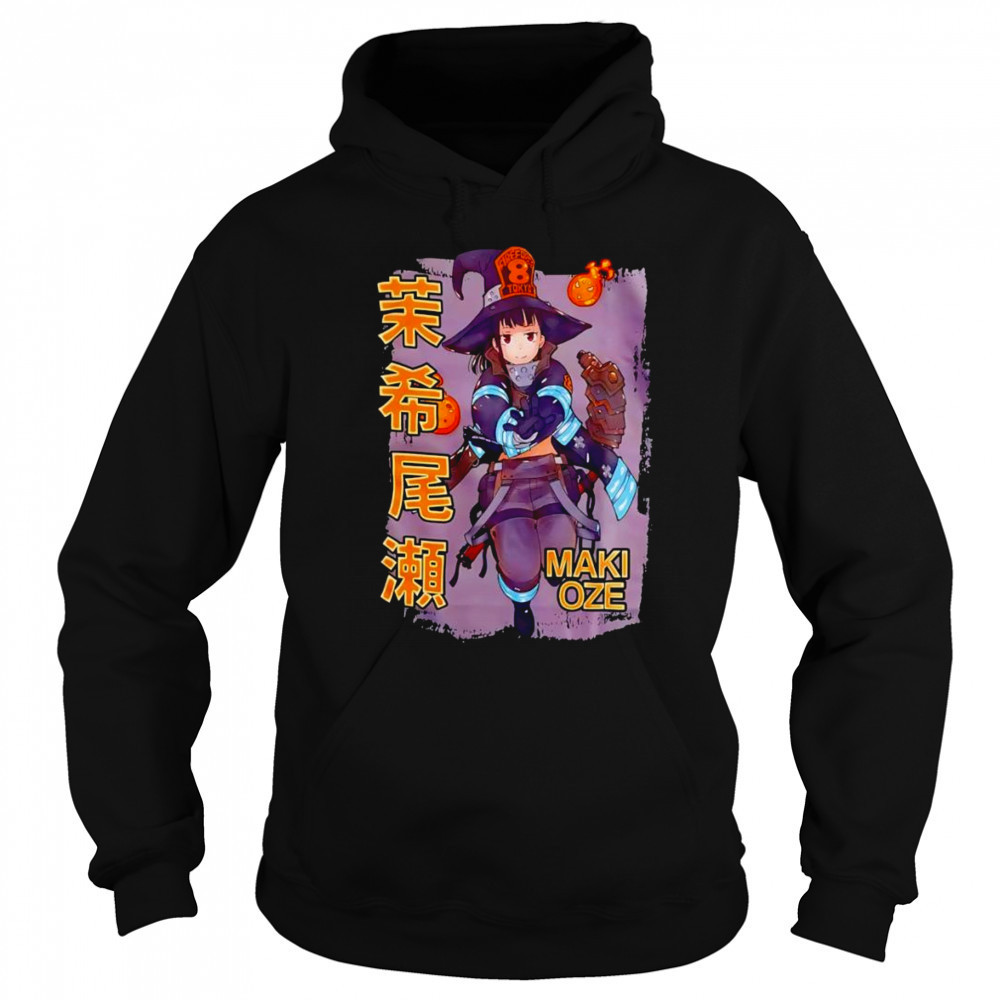 Fire Force Maki Oze shirt Hoodie