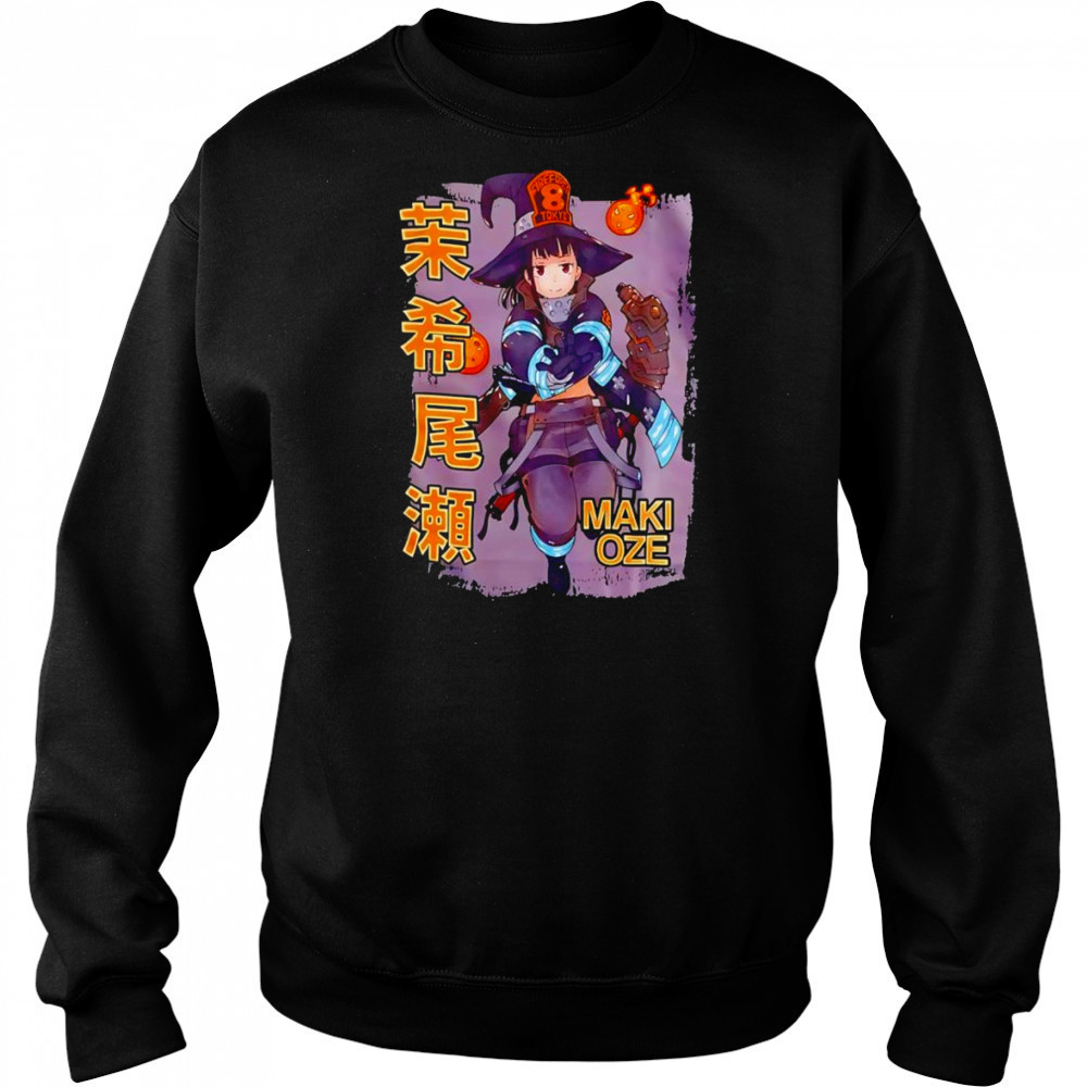Fire Force Maki Oze shirt Sweatshirt