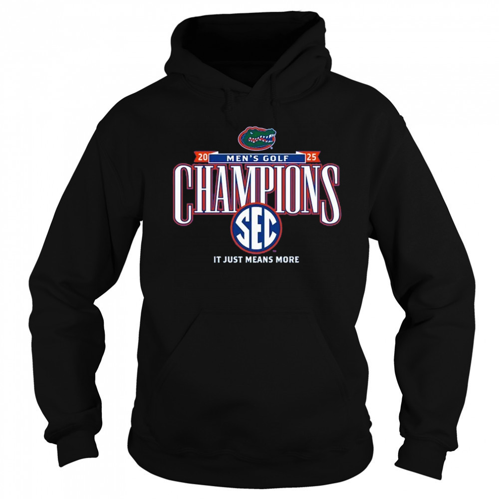 Florida Gators 2025 SEC Men’s Golf Champions Shirt Hoodie