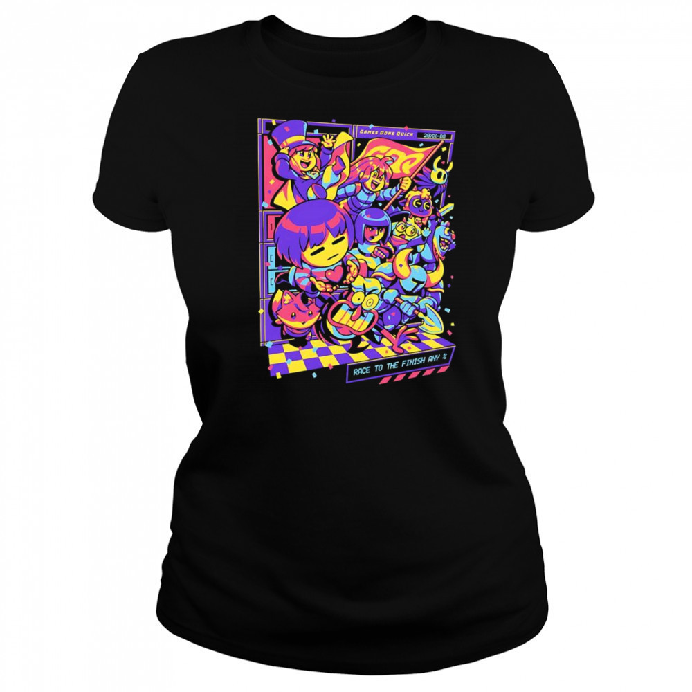 GDQ Race to the Finish shirt Women's T-shirt