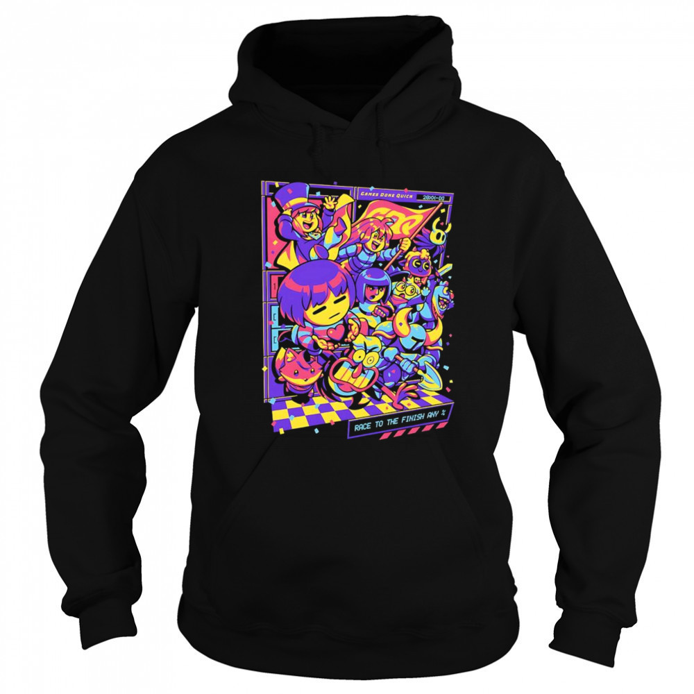 GDQ Race to the Finish shirt Hoodie