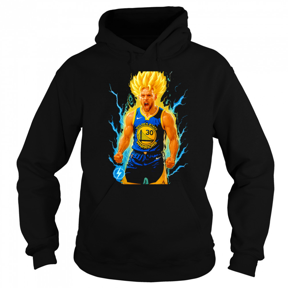 Goku x Stephen Curry scream shirt Hoodie