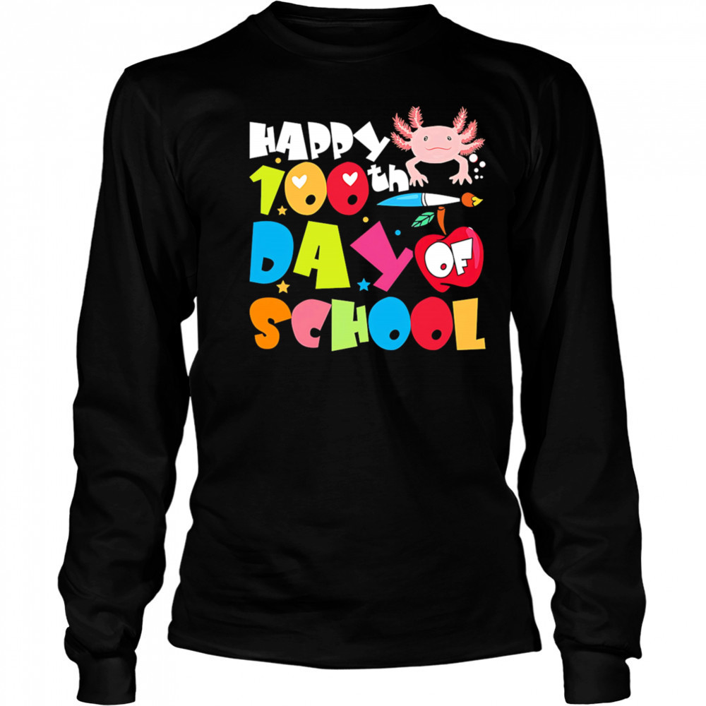 Happy 100 day school shirt Long Sleeved