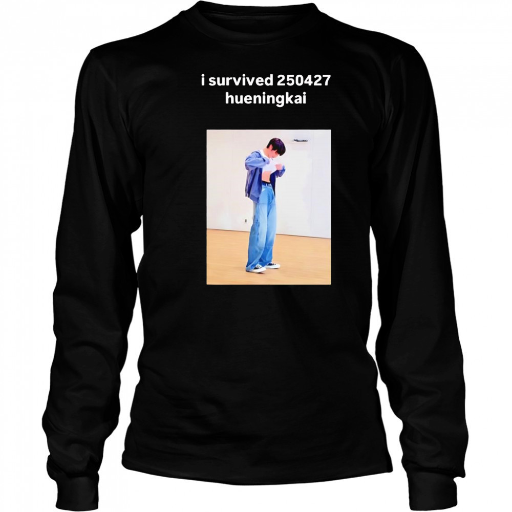 I survived 250427 hueningkai shirt Long Sleeved