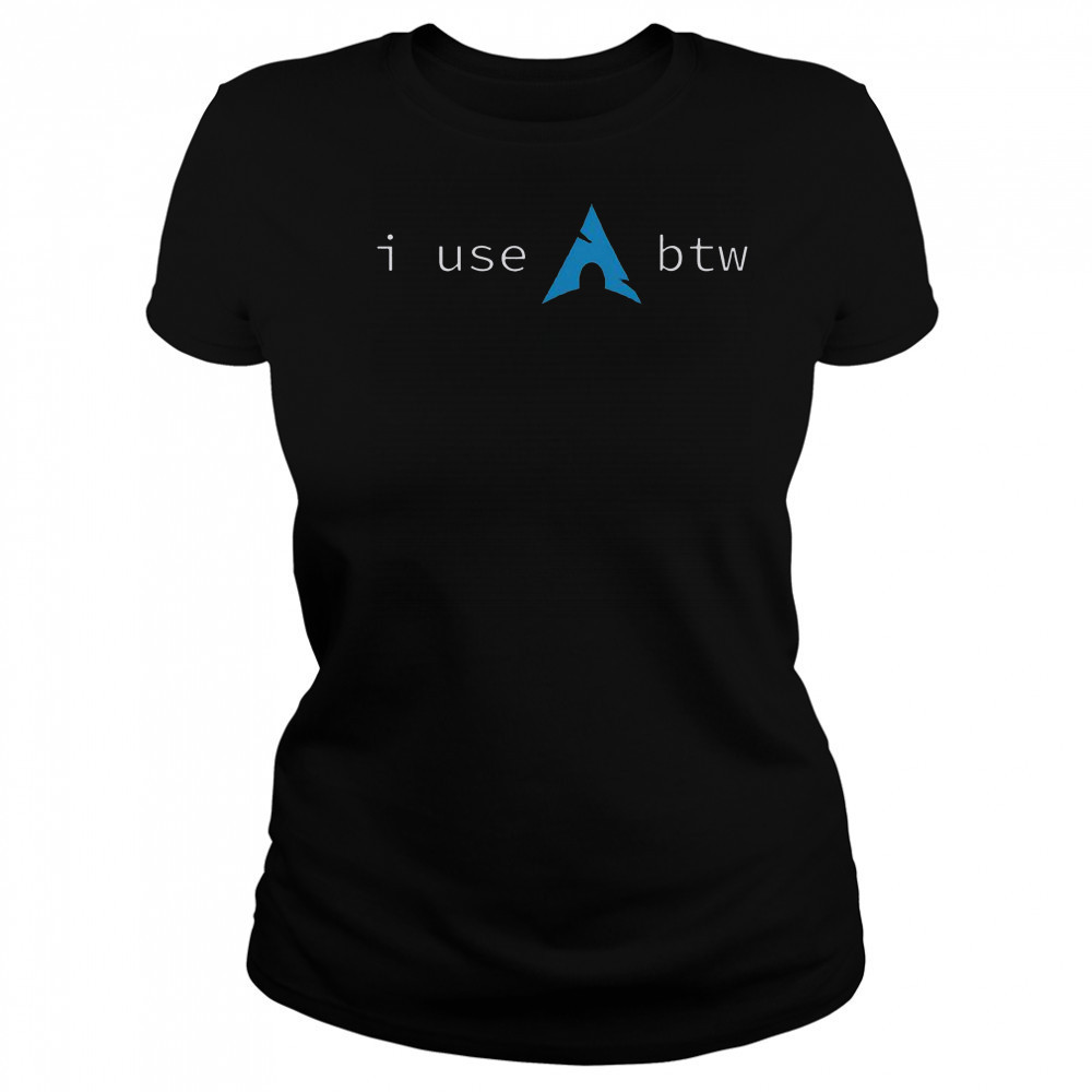 I Use Arch Btw Meme T-Shirt Women's T-shirt