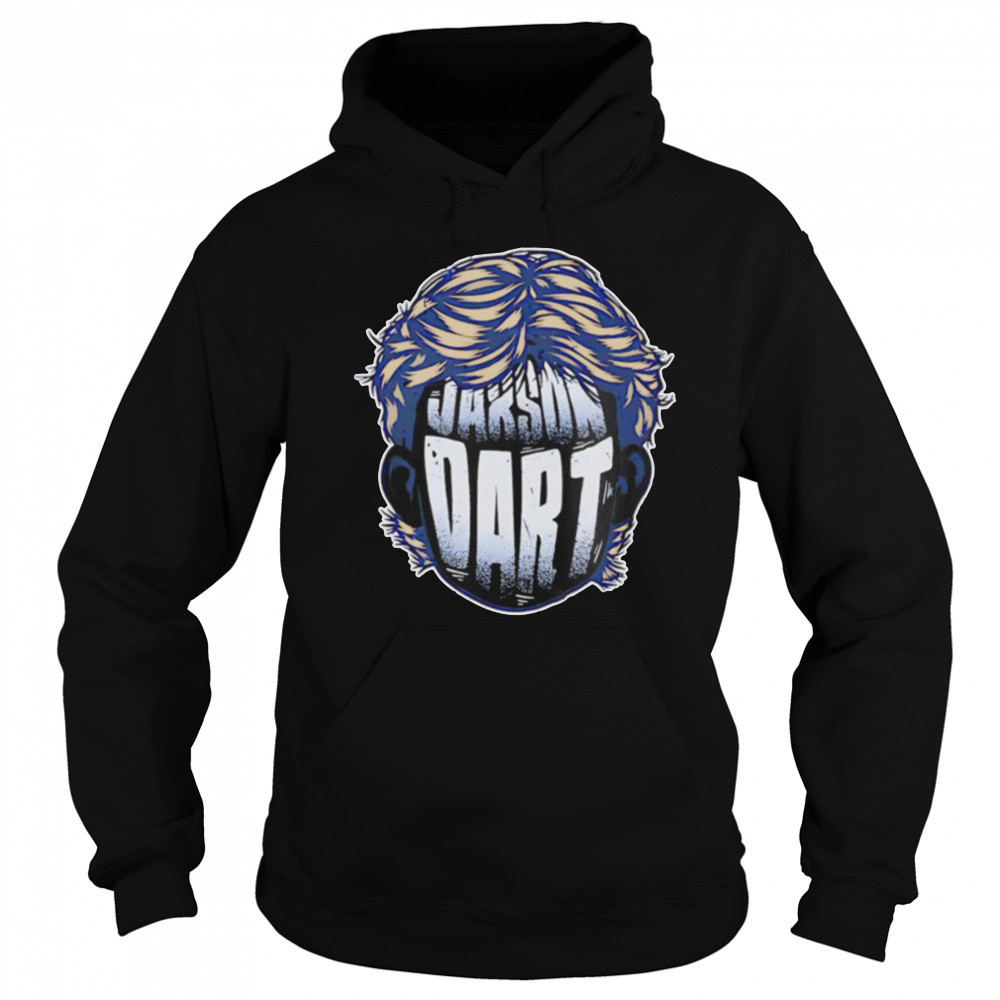 Jaxson Dart New York G Silhouette big face shirt Hoodie