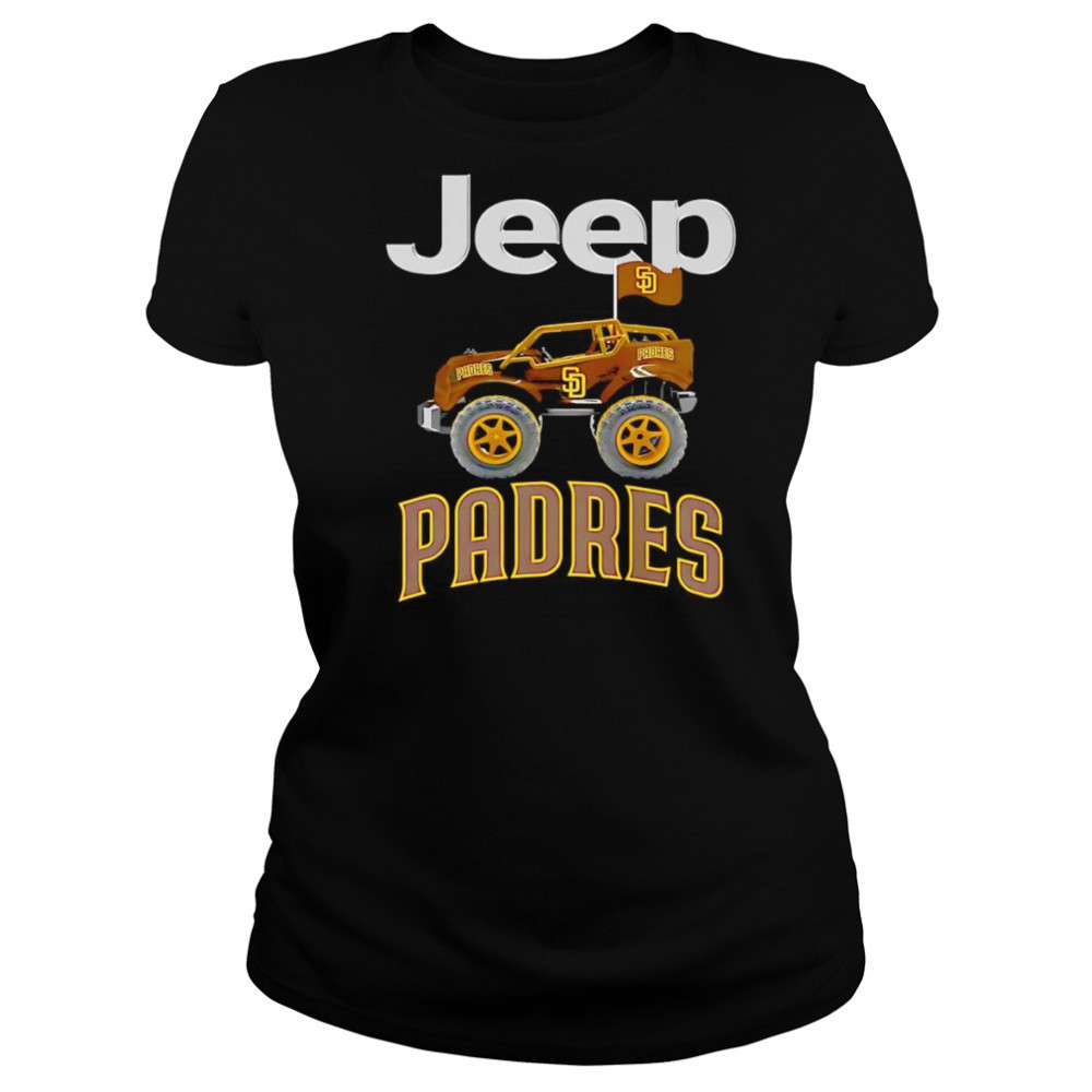 Jeep car San Diego Padres shirt Women's T-shirt