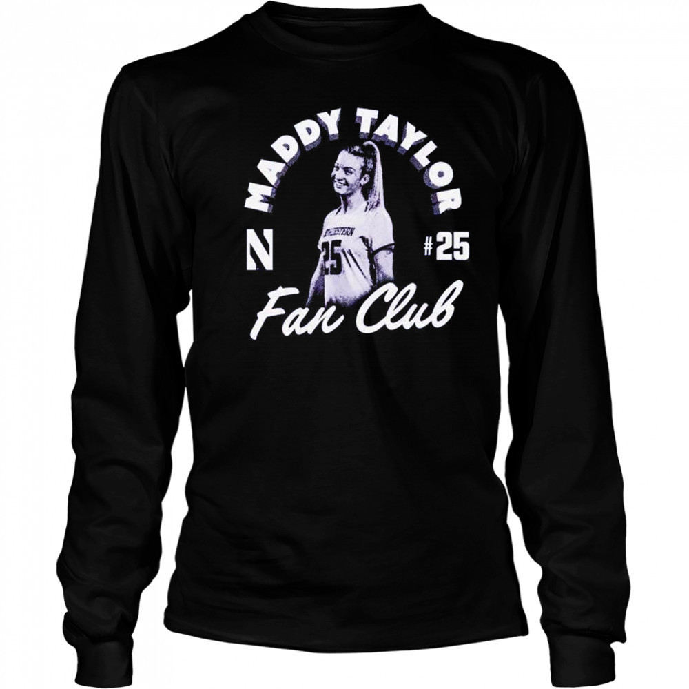 Madison Taylor Northwestern Wildcats fan club shirt Long Sleeved
