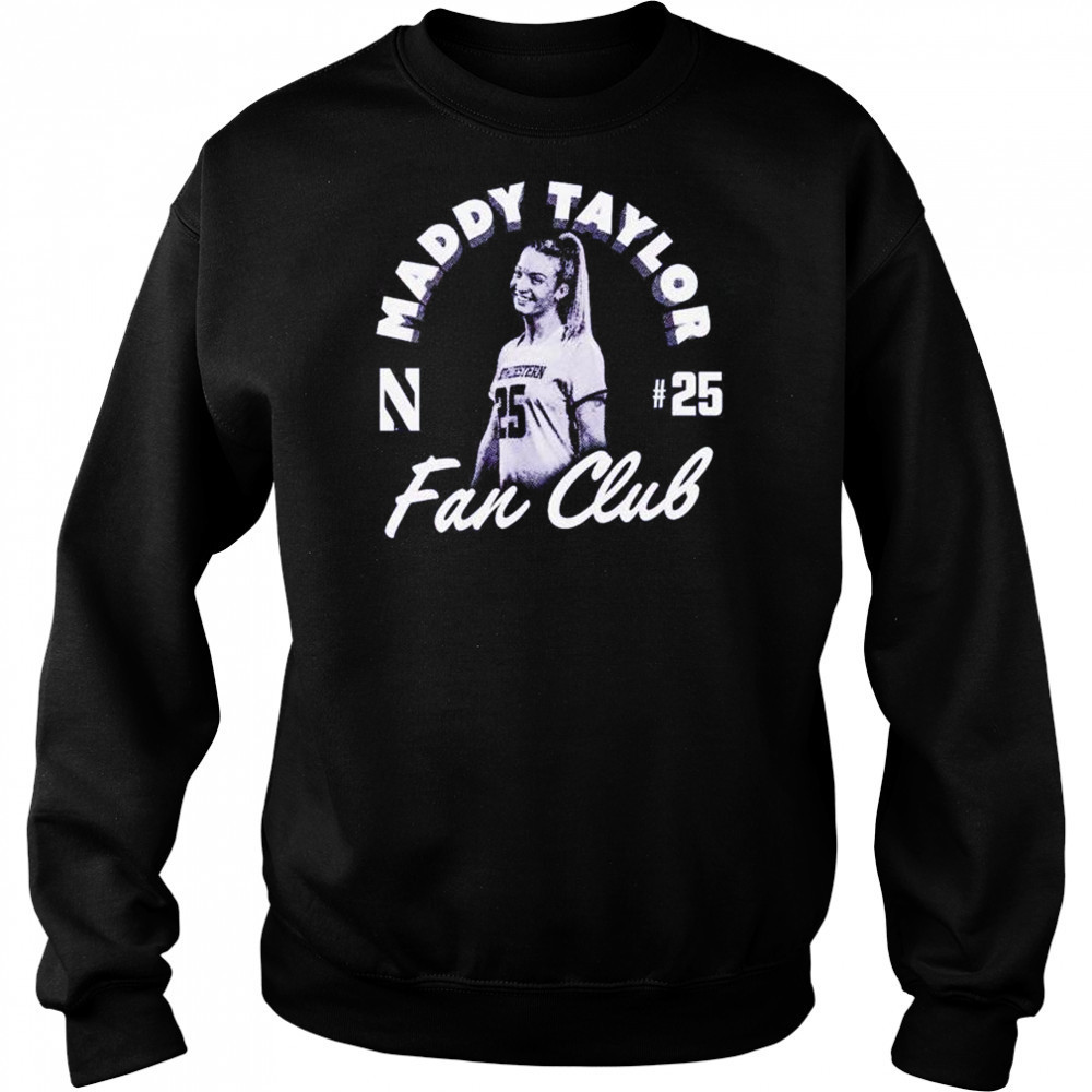 Madison Taylor Northwestern Wildcats fan club shirt Sweatshirt