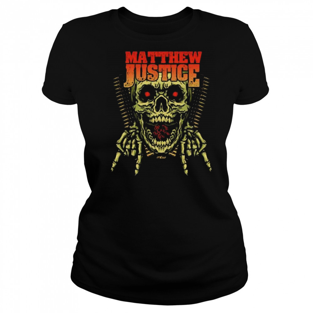 Matthew Justice Skull Ride MLW t-shirt Women's T-shirt