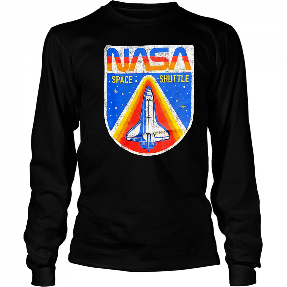 Nasa Space Shuttle logo shirt Long Sleeved