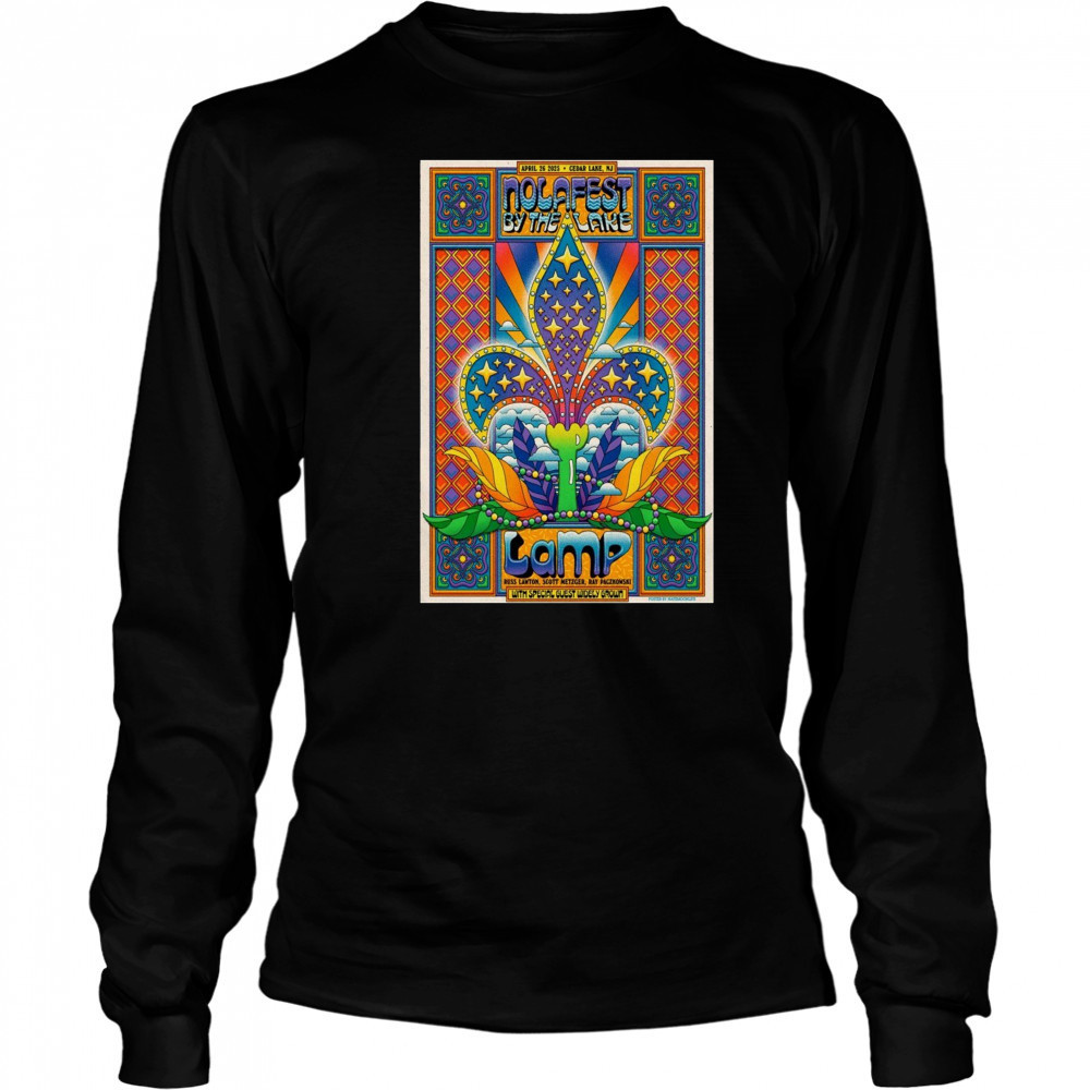 NOLA Fest Cedar Lake NJ April 26 2025 NJ Russ Lawton Scott Metzger Ray Paczkowski t-shirt Long Sleeved