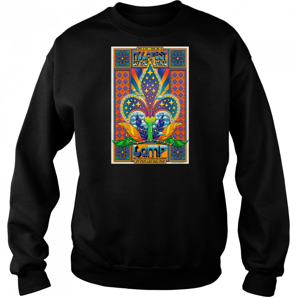 NOLA Fest Cedar Lake NJ April 26 2025 NJ Russ Lawton Scott Metzger Ray Paczkowski t-shirt Sweatshirt