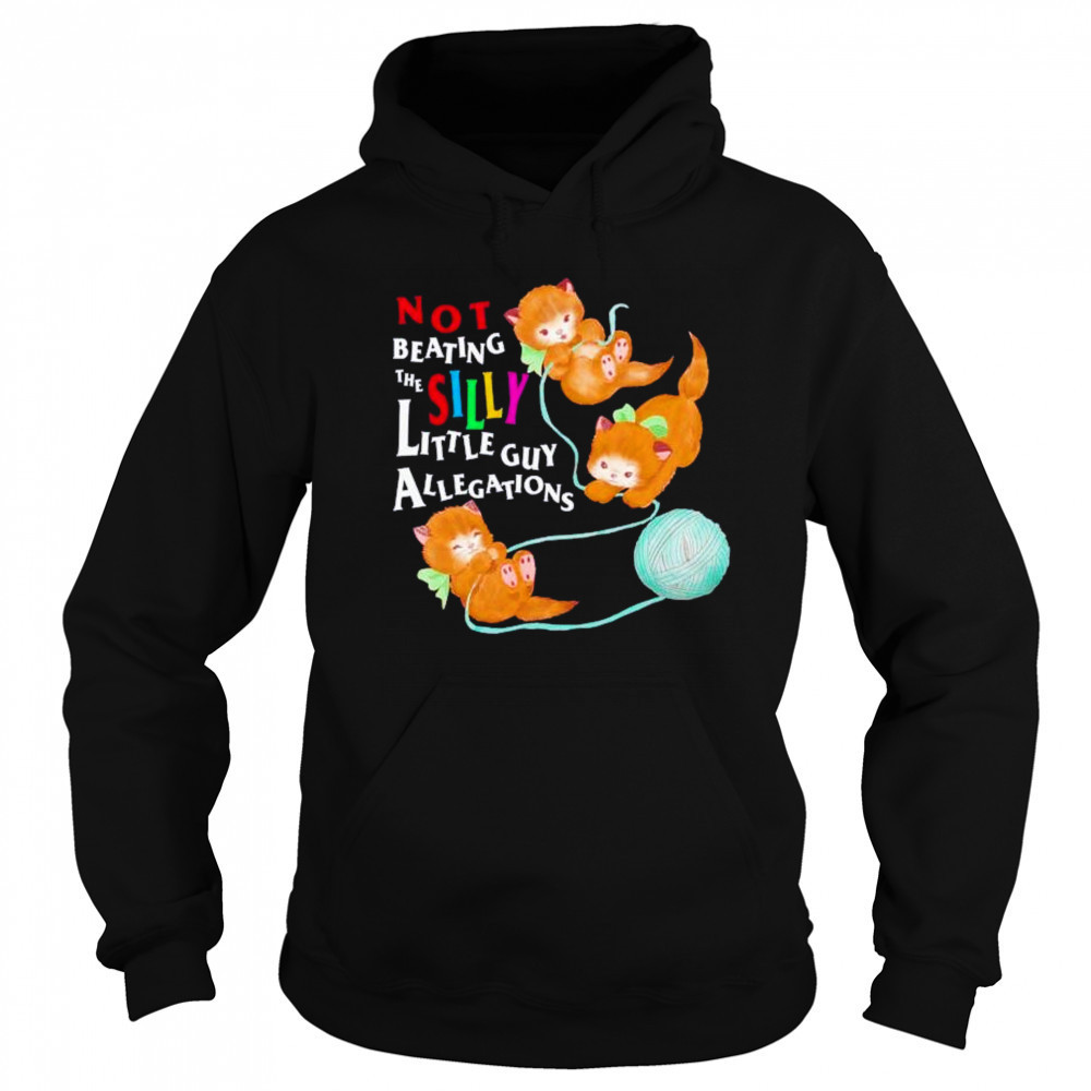 Not beating the silly little guy allegations shirt Hoodie