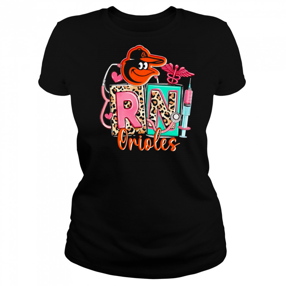 Nurse RN Baltimore Orioles shirt Women's T-shirt