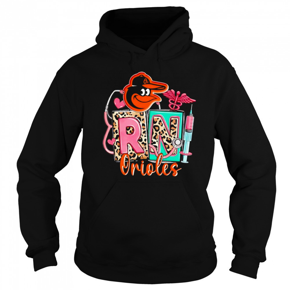 Nurse RN Baltimore Orioles shirt Hoodie