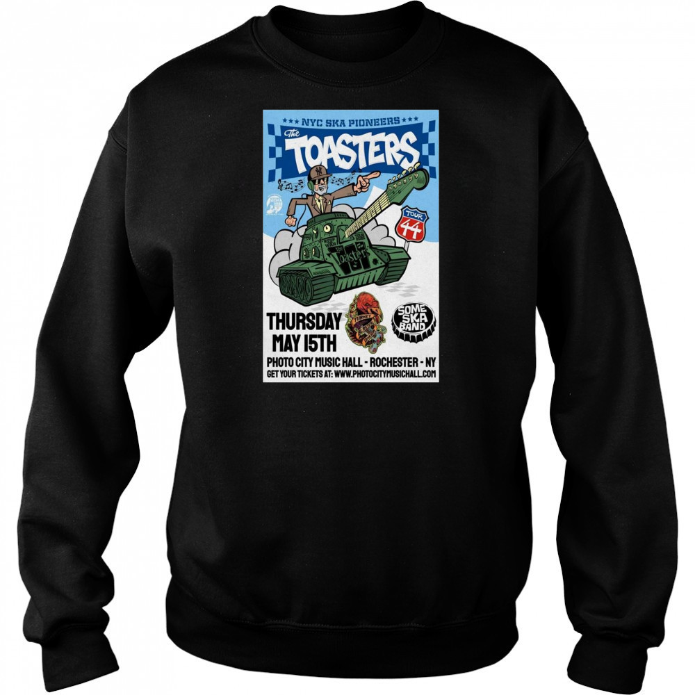 NYC Ska Pioneers The Toasters Rochester NY Show Thursday May 15 2025 Poster Graphic t-shirt Sweatshirt