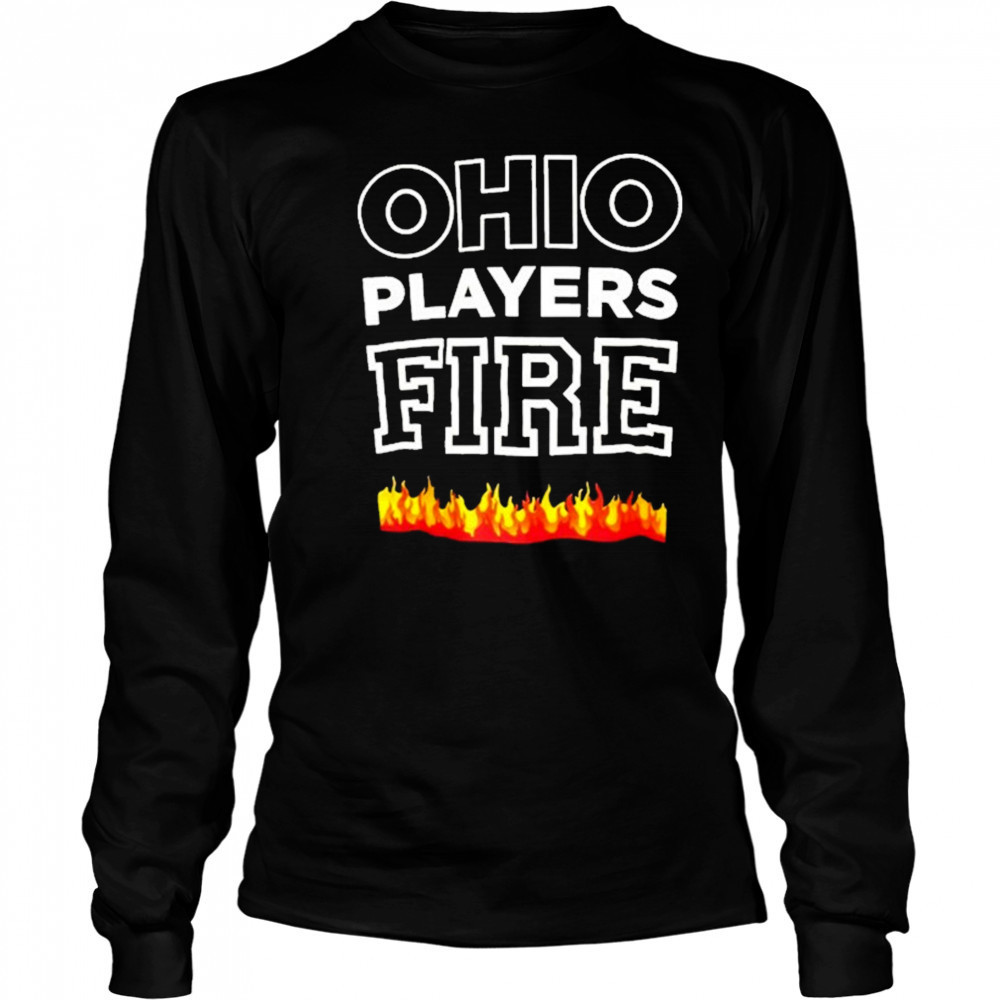 Ohio Players Fire Flames T-shirt Long Sleeved