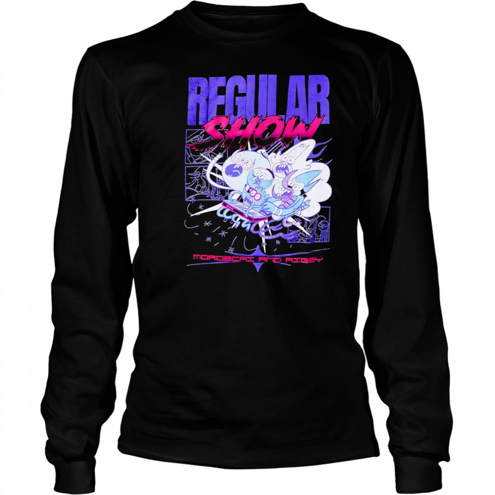 Regular Show Shocked shirt Long Sleeved