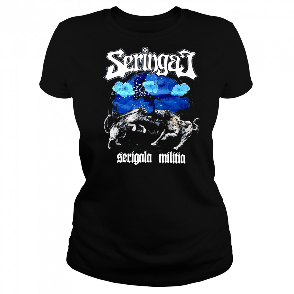 Seringai Wolf Fight serigala militia shirt Women's T-shirt