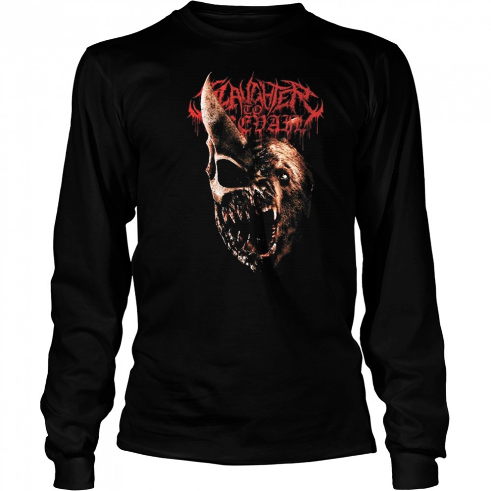 Slaughter To Prevail Grizzly Skull Shirt Long Sleeved